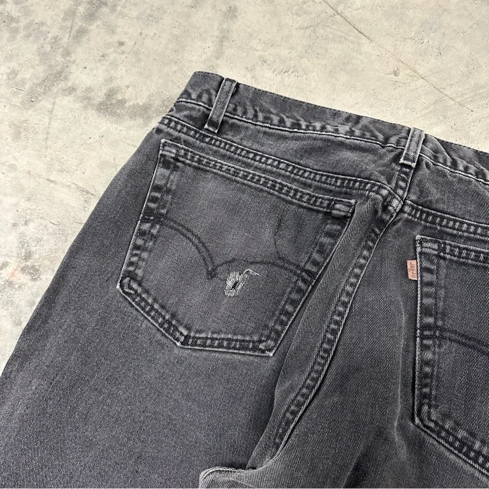 Vintage Levis 540 Jeans Mens 40x32 Medium Wash faded black Brown Tab Made In USA